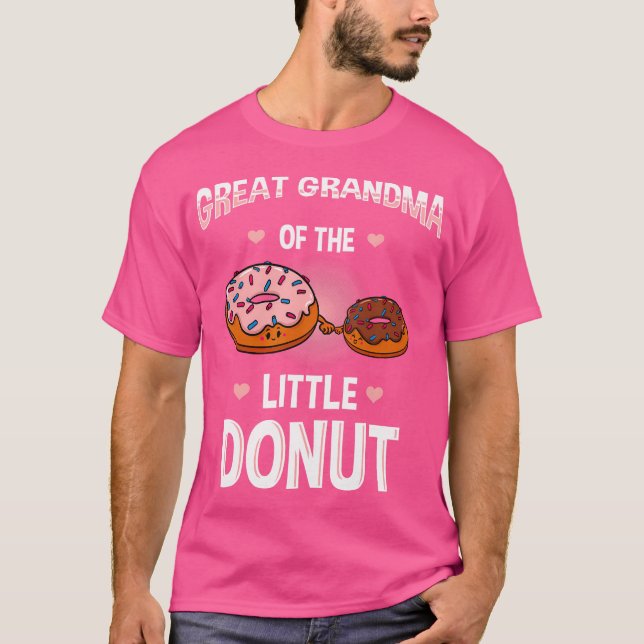 T-shirt Grand Grand-Mère Du Petit Donut Genre Révéler Pa (Devant)