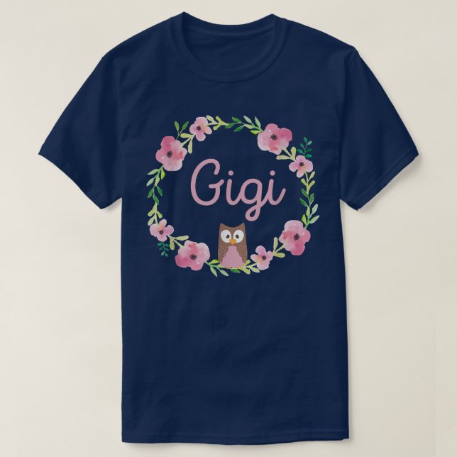 T-shirt Grand grand-mère Gigi Faire-part de grossesse bébé (Design devant)