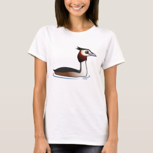 T-shirt Grand grèbe crêté