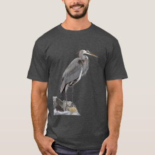 T-shirt Grand héron bleu