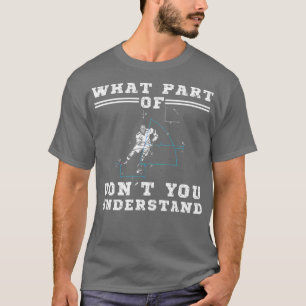 T-shirt Grand Hockey Joueur Hilarious Physique Patinage