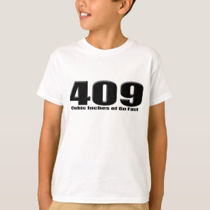 T-shirt grand impala chevy de bloc de 409 pouces cubes