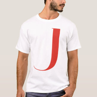 T-shirt Grand J : Jeanne Moderno Lettres