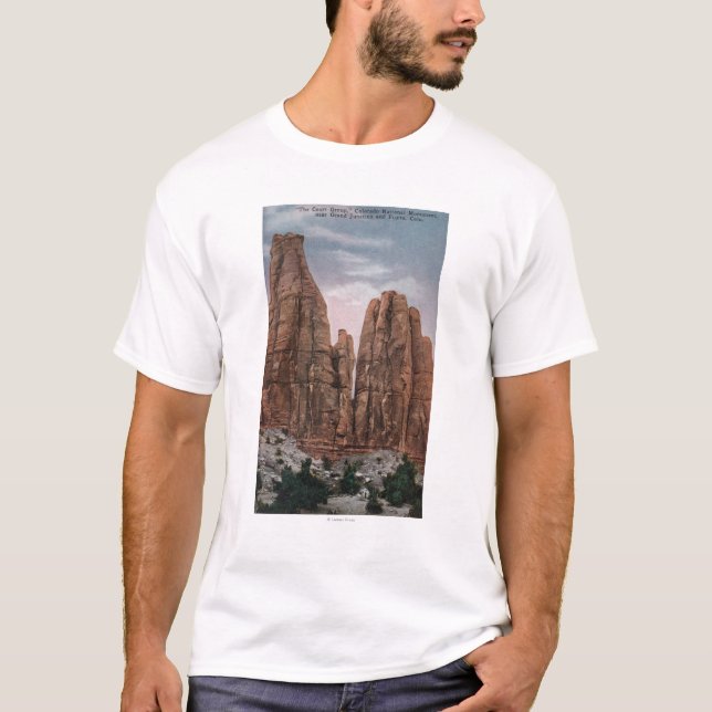T-shirt Grand Junction, Co - vue de monument national de (Devant)