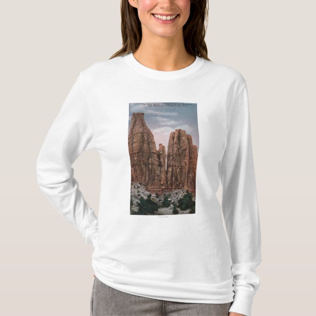 T-shirt Grand Junction, Co - vue de monument national de (Devant)