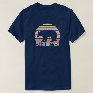 T-shirt Grand Junction Colorado Ours Rétro