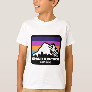 T-shirt Grand Junction Colorado Ski Snowboard Famille