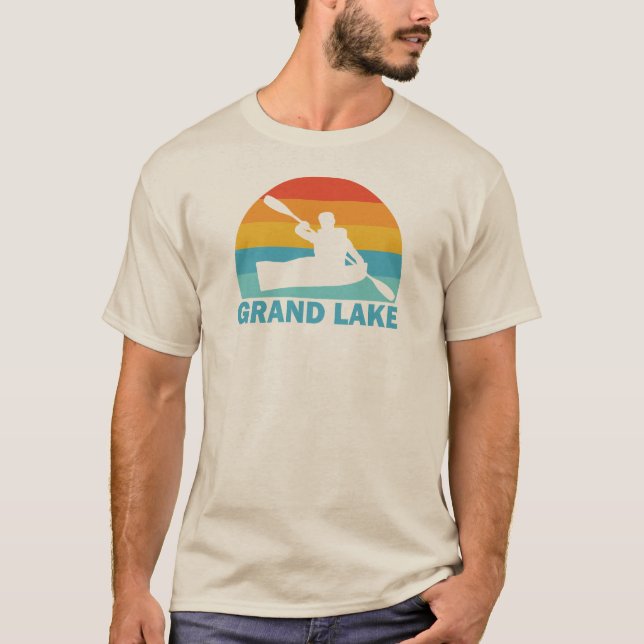 T-shirt Grand lac Colorado Kayak (Devant)