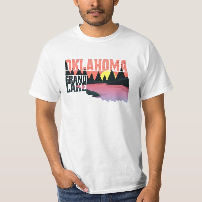 T-shirt Grand lac Oklahoma (Devant)