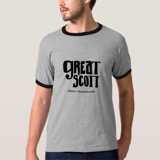 T-shirt Grand LOGO de Scott (Devant)