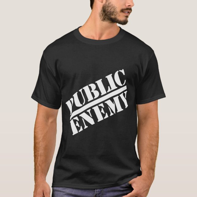 T-shirt Grand logo officiel ennemi public (Devant)