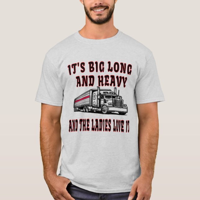 T-shirt Grand Long et Lourd (Devant)