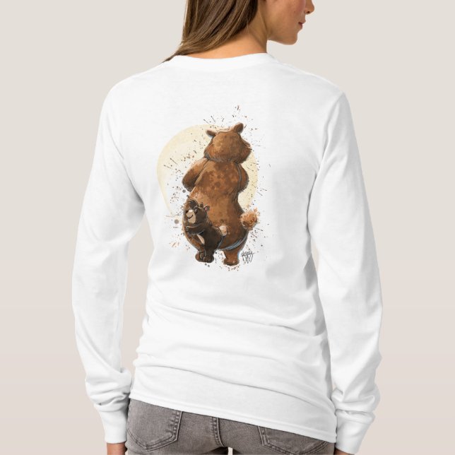T-shirt Grand Mama Bear avant et arrière (Dos)