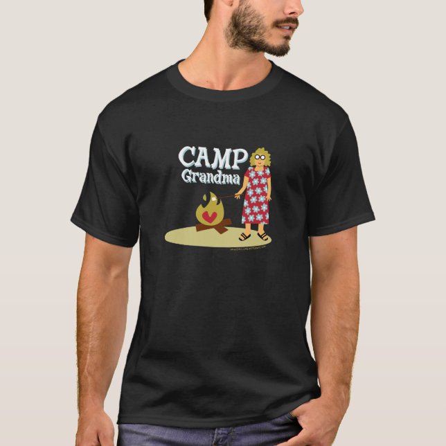 T-shirt Grand-maman de camp - confortable (Devant)