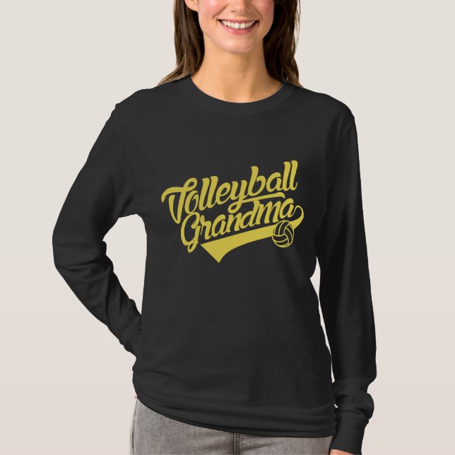 T-shirt Grand-maman de volleyball (Devant)