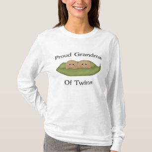 T-shirt Grand-maman fière des jumeaux
