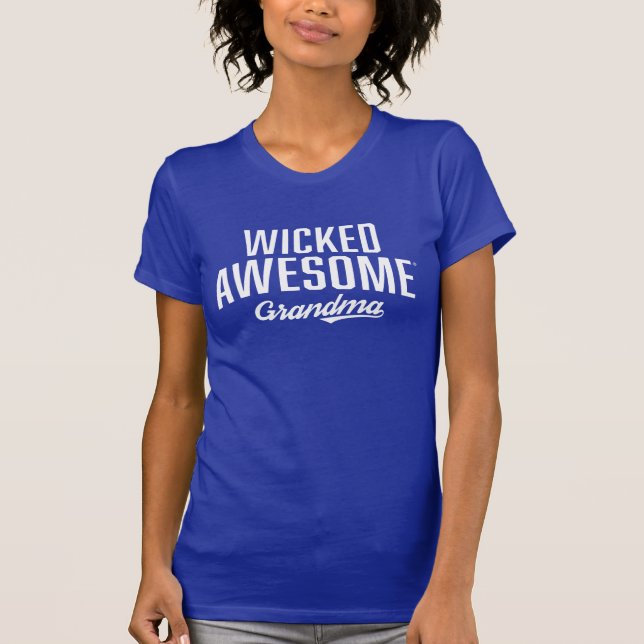 T-shirt Grand-maman impressionnante mauvaise (Devant)