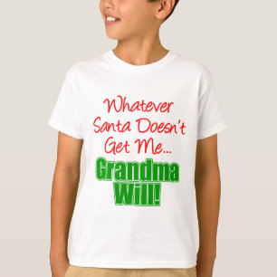 T-shirt Grand-maman meilleure que Père Noël