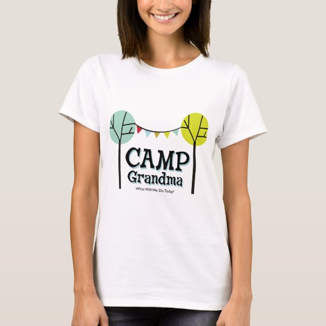 T-shirt Grand-maman Penants de camp (Devant)