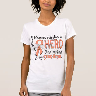 T-shirt Grand-maman utérine de Cancer de héros nécessai