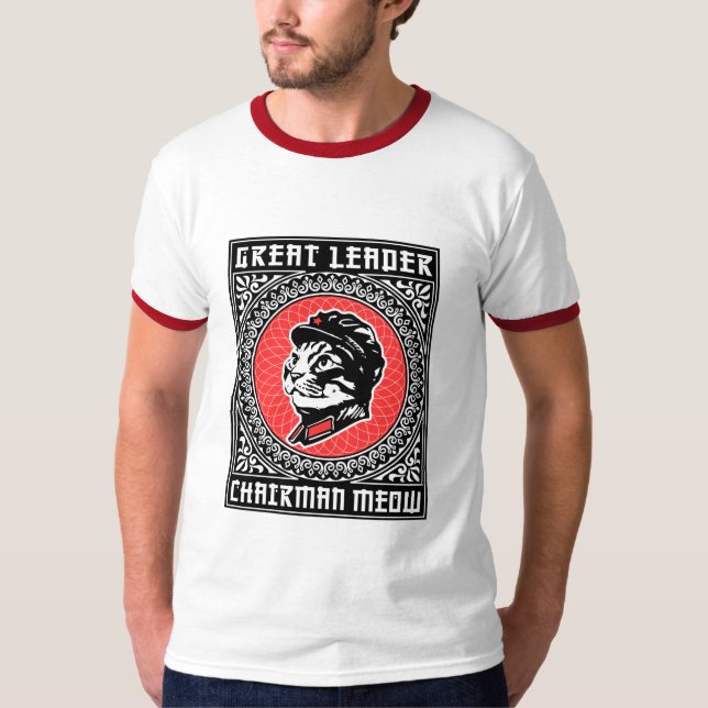 T-shirt Grand Meow de Président du Chef (Devant)