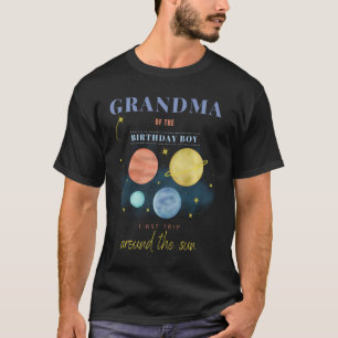T-shirt Grand-mère 1er Anniversaire Premier Voyage Autour