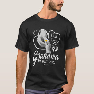 T-shirt Grand-mère 2023 Fête des Mères Première Fête 