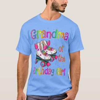 T-shirt Grand-mère Anniversaire Rolling Patinage Famille A
