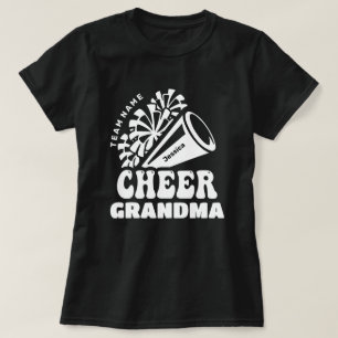 T-shirt Grand-mère avec nom d'équipe et nom de l'enfant pe