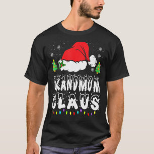 T-shirt Grand-mère Claus Famille Correspons Grand-mère Cla