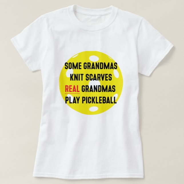T-shirt Grand-mère de balle (Design devant)