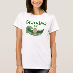 T-shirt Grand-mère de bébé garçon avec peau plus foncée