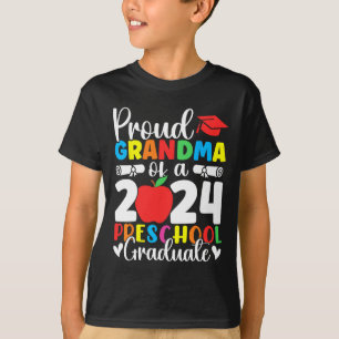 T-shirt Grand-Mère De Cl De 2024 Diplôme D'Études Préscola