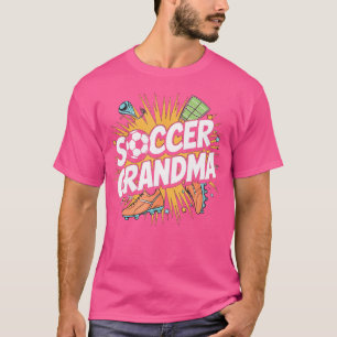 T-shirt Grand-mère de football joueur de football de footb