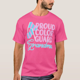 T-shirt Grand-mère de garde de couleur