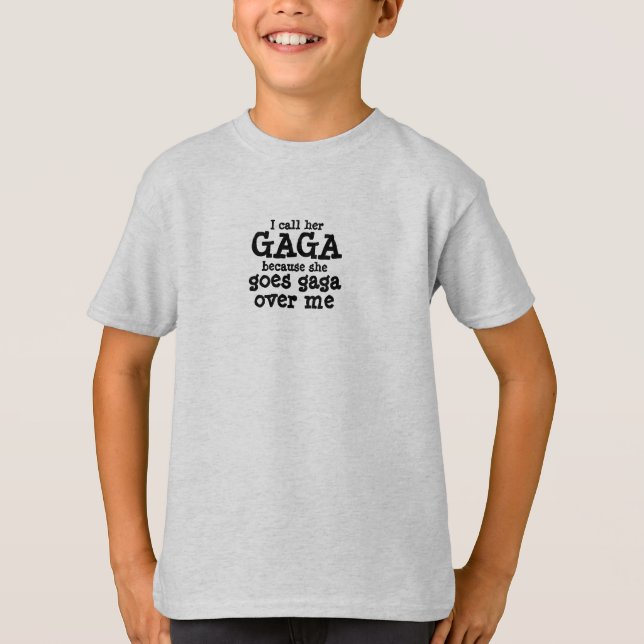 T-shirt Grand-mère de Grandson Gaga (Devant)