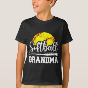 T-shirt Grand-mère de joueuse de softball Jour Mère #39 ;