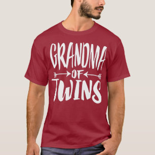 T-shirt Grand-mère de jumeaux jumeaux grand-mère cadeau