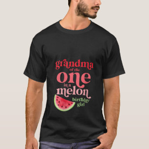 T-shirt Grand-mère de la fille qui fête son anniversaire O