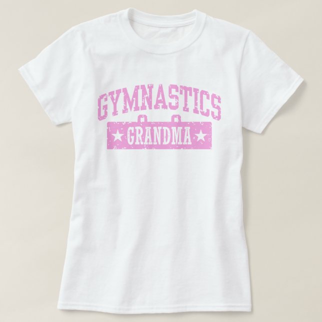 T-shirt Grand-mère de la gymnastique (Design devant)