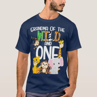 T-shirt Grand-mère de la nature et un zoo thème Anniversai