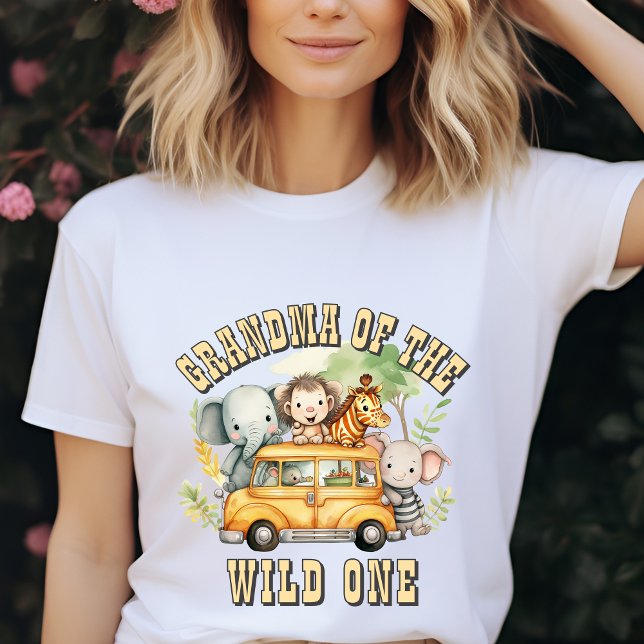 T-shirt Grand-mère de la nature Un anniversaire animaux sa (Créateur téléchargé)