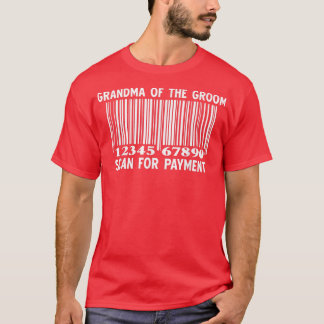 T-shirt Grand-Mère De La Pièce De Mariage De Paiement Groo