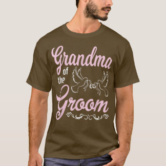 T-shirt Grand-Mère De La Pièce Heureux Mariage Marié Jour 