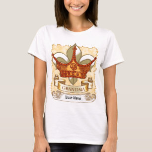 T-shirt Grand-mère de la reine de la couronne