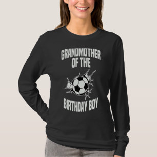 T-shirt Grand-Mère De L'Anniversaire Boy Soccer Ball Team
