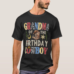 T-shirt Grand-Mère De L'Anniversaire Cowboy Rodeo Western