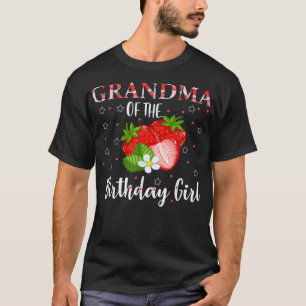 T-shirt Grand-mère de l'anniversaire fille premier anniver