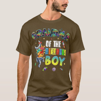 T-shirt Grand-Mère De L'Anniversaire Garçon Astronaut Thèm