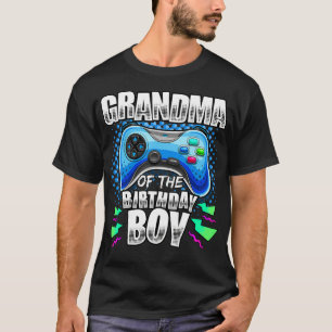 T-shirt Grand-mère de l'Anniversaire Jeu Vidéo de jumelage